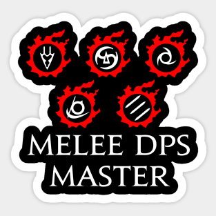 Melee DPS Master - For Warriors of Light & Darkness Sticker